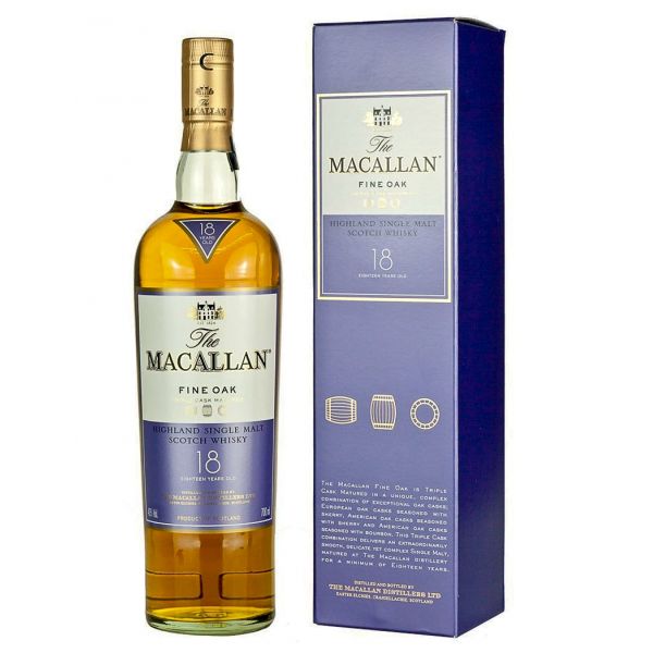 Macallan Fine Oak 18 Years Single Malt Whiskey At The Best Price Buy Cheap And With Discount